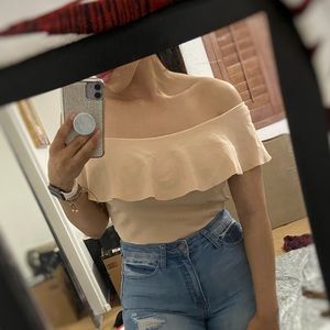 Zara off the shoulder top